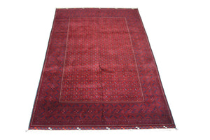 Tappeto afgano - 288 x 193 cm - rosso