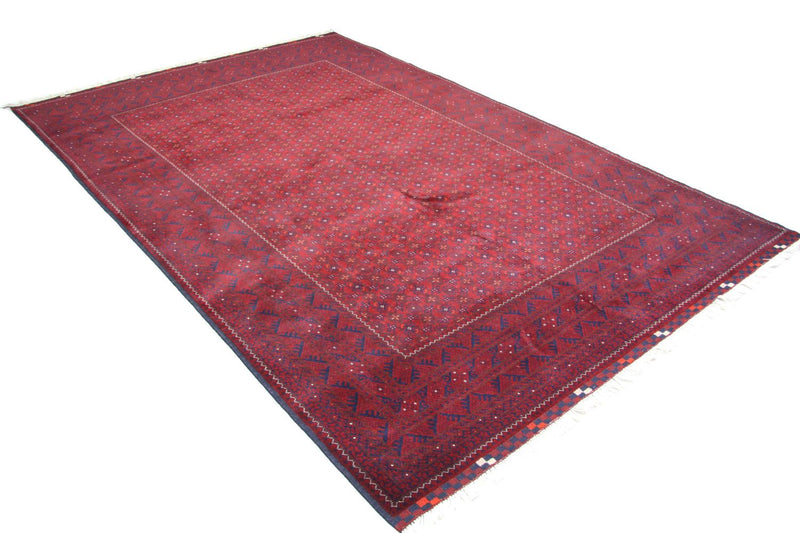 Tappeto afgano - 288 x 193 cm - rosso