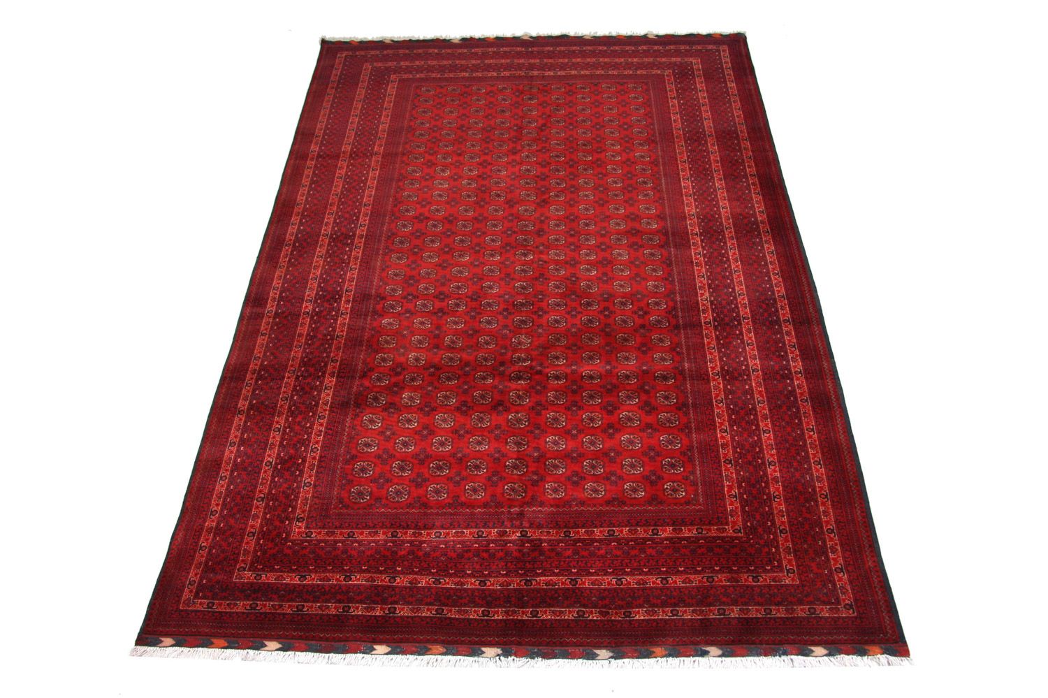 Tappeto afgano - Bukhara - 293 x 192 cm - rosso