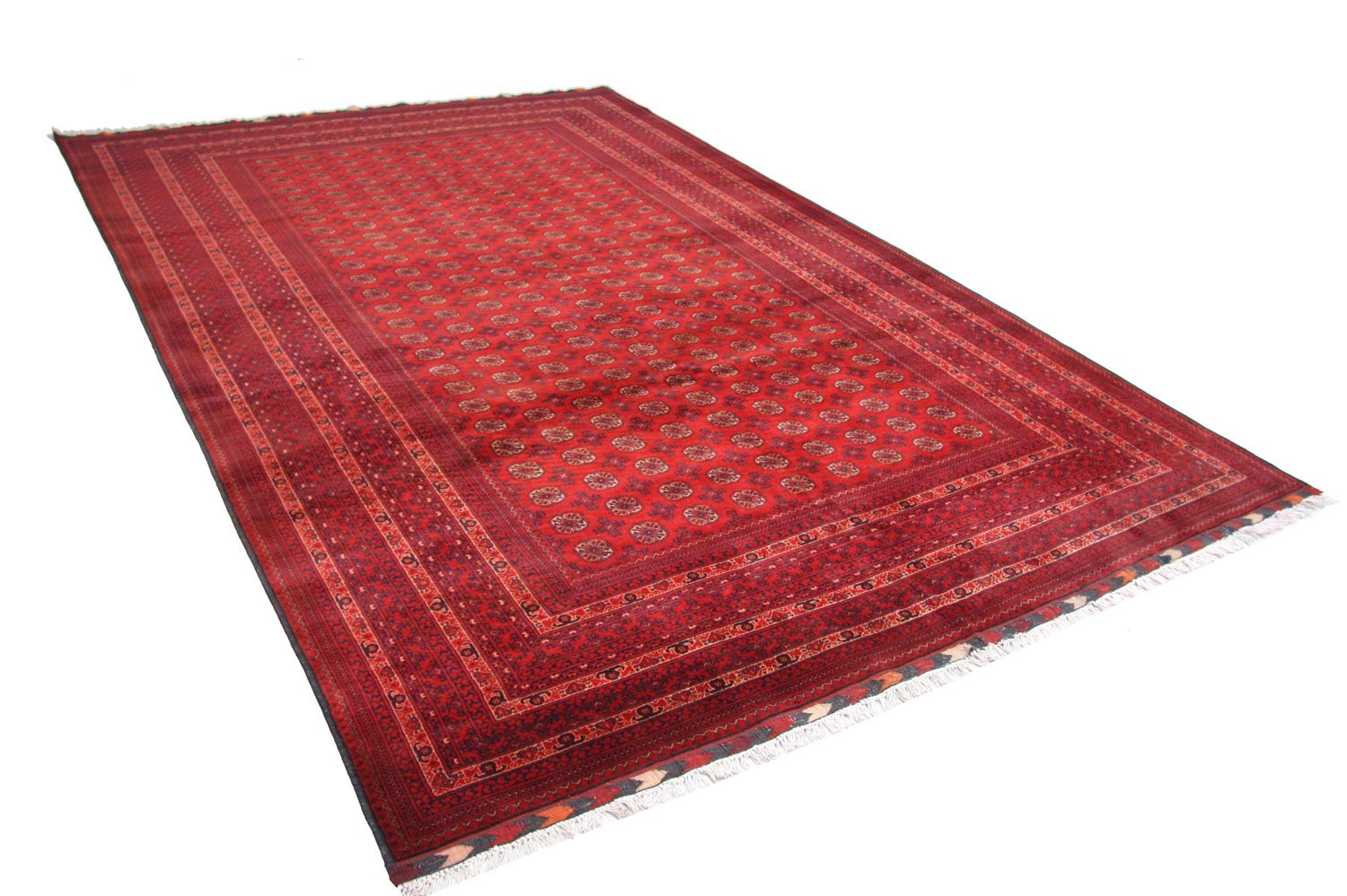Tappeto afgano - Bukhara - 293 x 192 cm - rosso