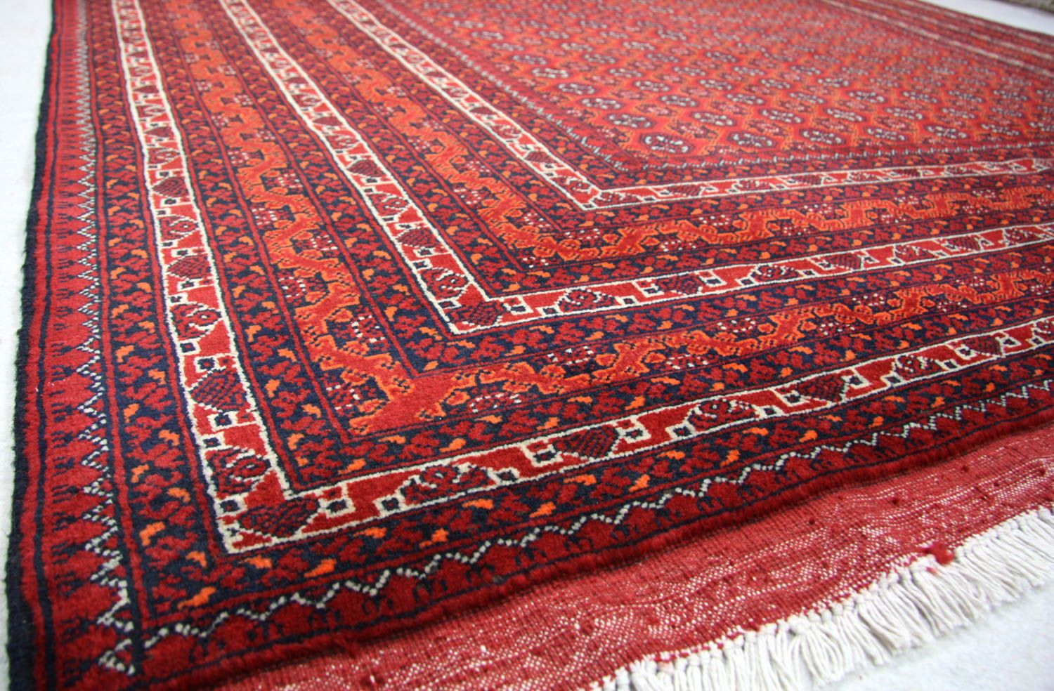 Tappeto afgano - Bukhara - 296 x 191 cm - rosso