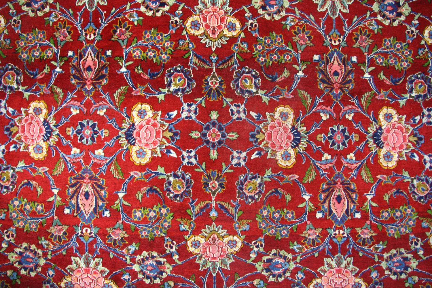 Tappeto Persero - Keshan - 296 x 210 cm - rosso