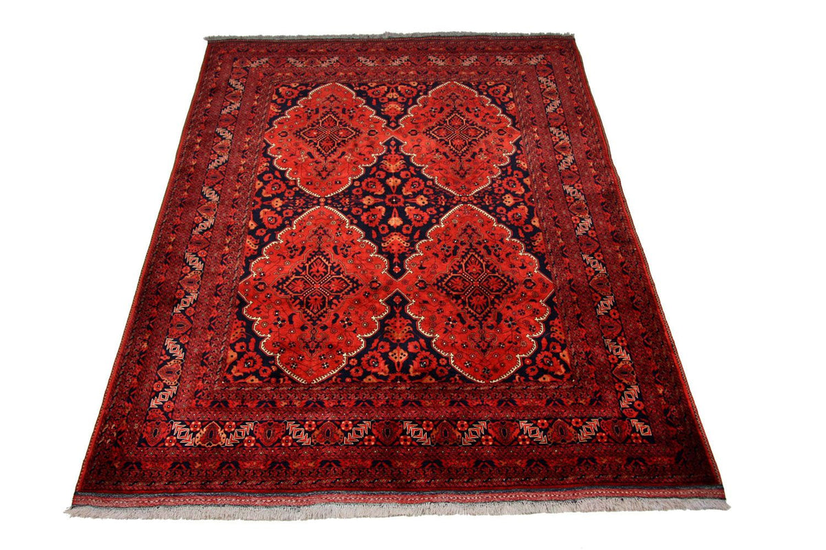 Tappeto afgano - Kunduz - 274 x 197 cm - rosso