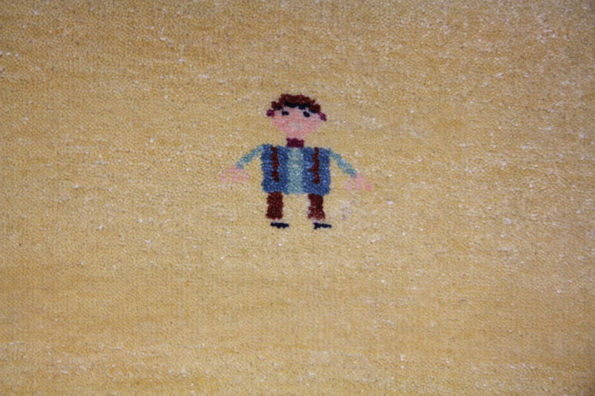 Tappeto Gabbeh - Loribaft Persero - 265 x 195 cm - oro