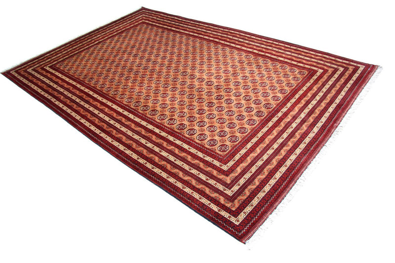Tappeto afgano - Bukhara - 294 x 199 cm - rosso