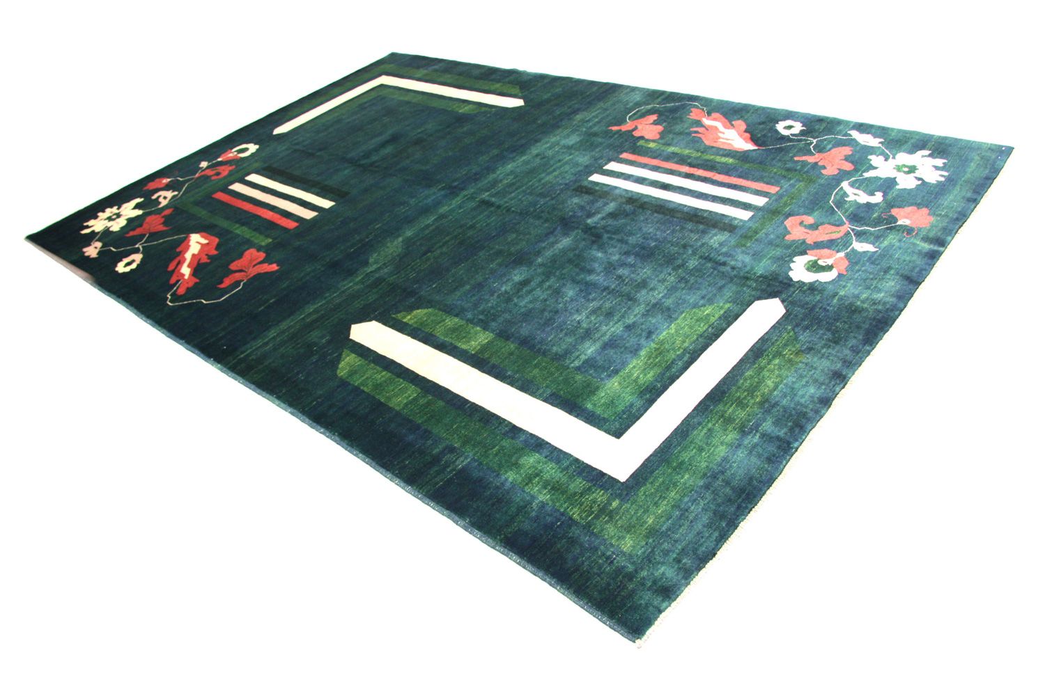 Tappeto Ziegler - Moderno - 298 x 204 cm - blu