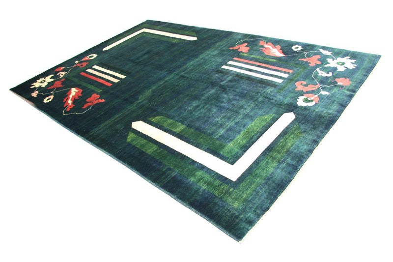 Tappeto Ziegler - Moderno - 298 x 204 cm - blu