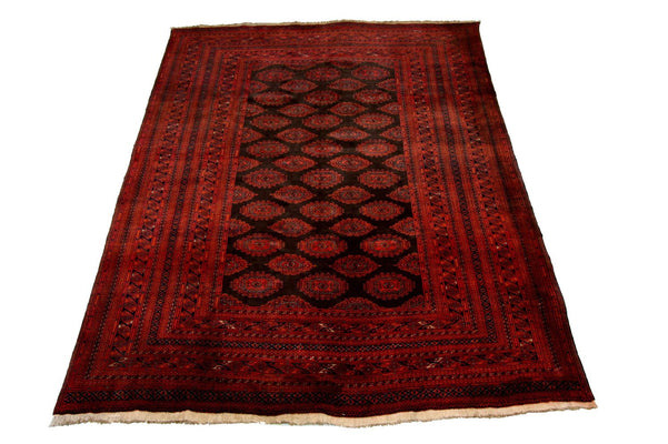 Tappeto afgano - Bukhara - 275 x 198 cm - rosso