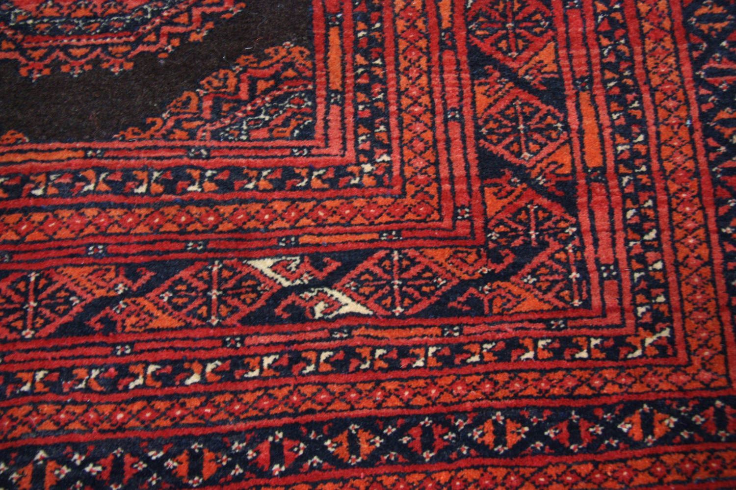Tappeto afgano - Bukhara - 275 x 198 cm - rosso