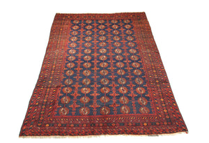 Tappeto Belutsch - 286 x 193 cm - blu