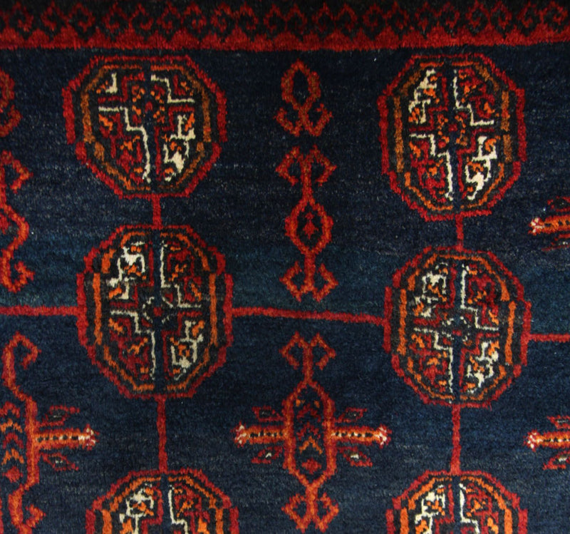 Tappeto Belutsch - 286 x 193 cm - blu