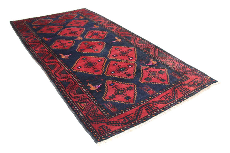 Tappeto Belutsch - 296 x 150 cm - blu