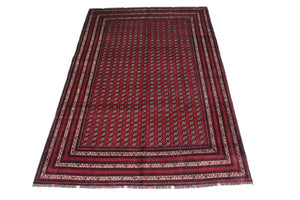Tappeto afgano - Bukhara - 293 x 196 cm - rosso