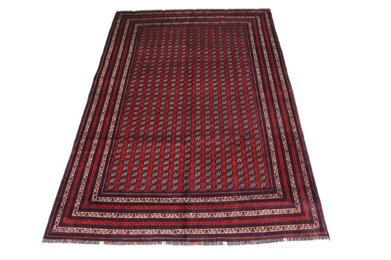 Tappeto afgano - Bukhara - 293 x 196 cm - rosso