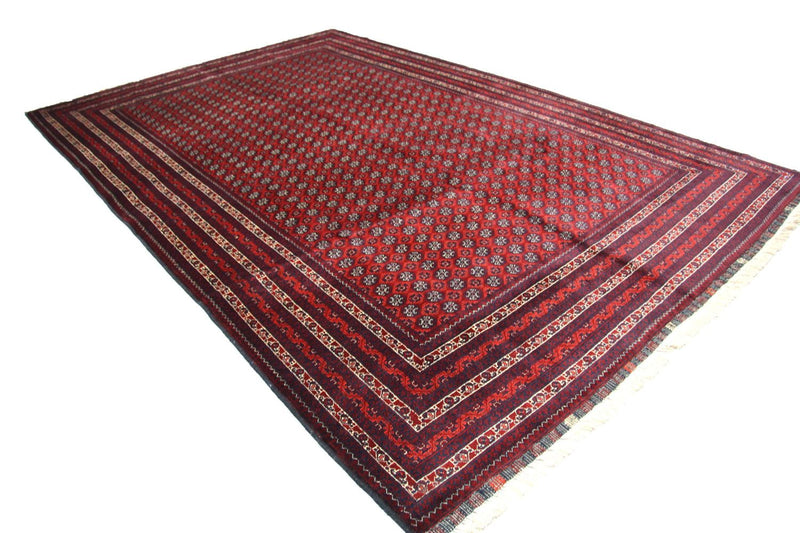 Tappeto afgano - Bukhara - 293 x 196 cm - rosso