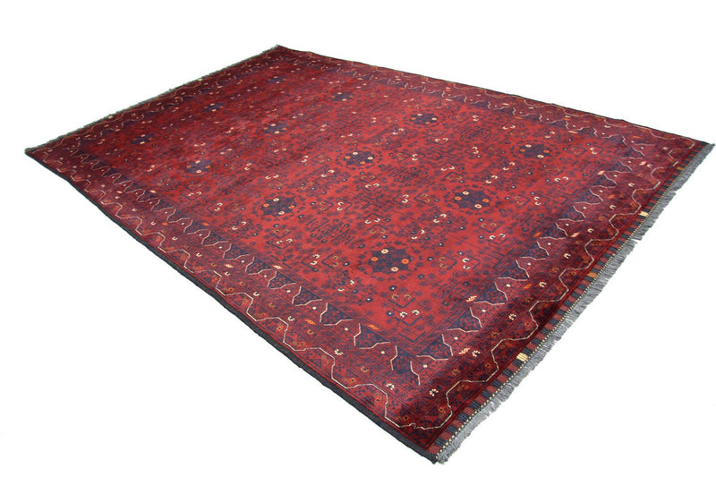 Tappeto afgano - 293 x 196 cm - rosso