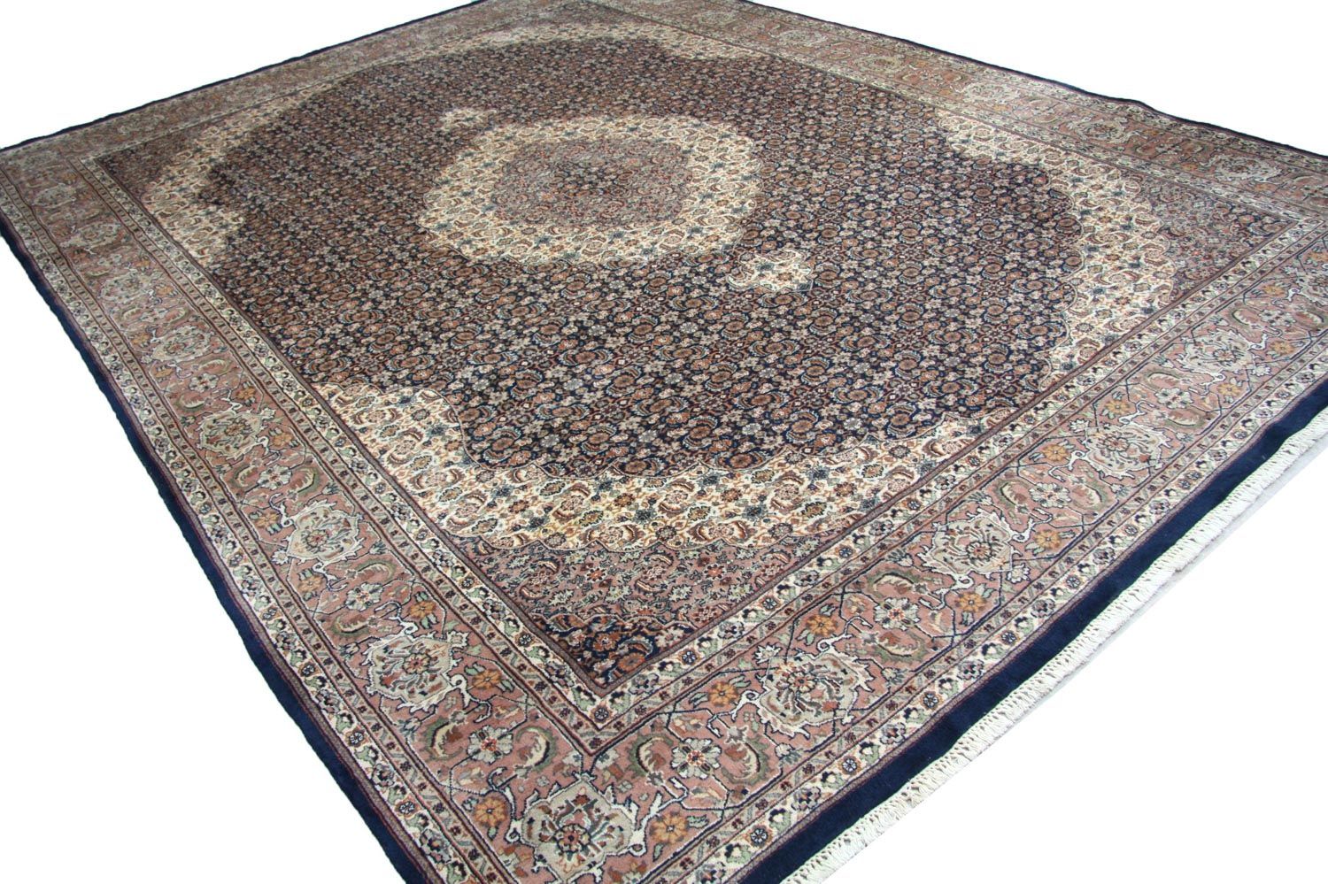 Tappeto Persero - Tabriz - 390 x 290 cm - blu