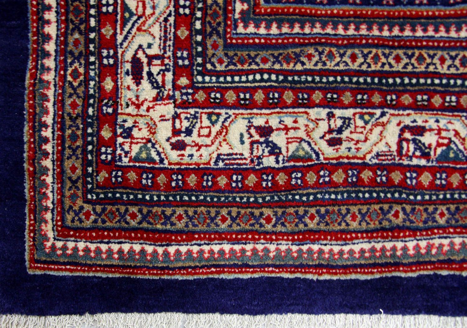 Tappeto Persero - Mir quadrato  - 267 x 266 cm - blu