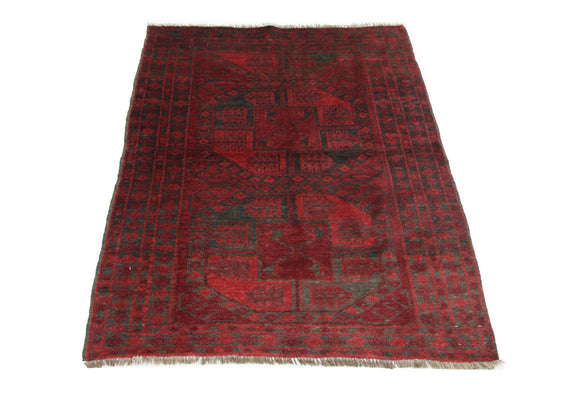 Tappeto afgano - 154 x 114 cm - rosso