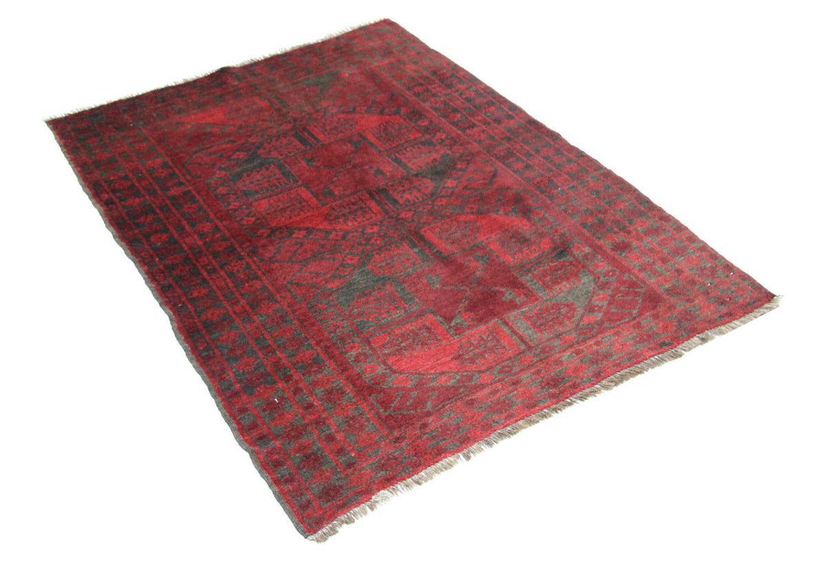 Tappeto afgano - 154 x 114 cm - rosso