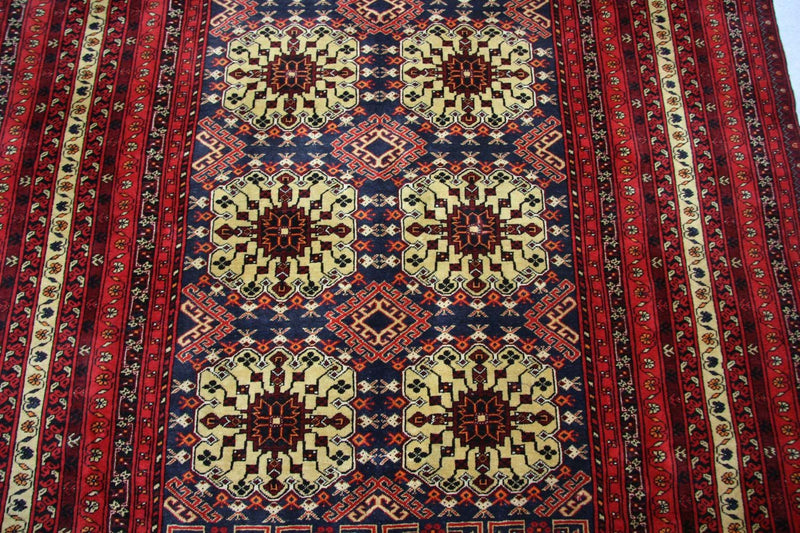 Tappeto afgano - 288 x 195 cm - rosso