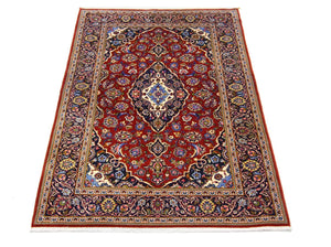 Tappeto Persero - Keshan - 204 x 138 cm - blu