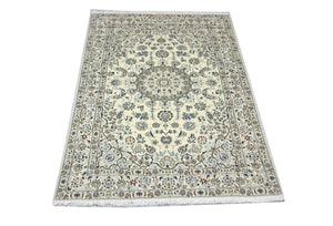 Tappeto Persero - Nain - 244 x 155 cm - bianco naturale