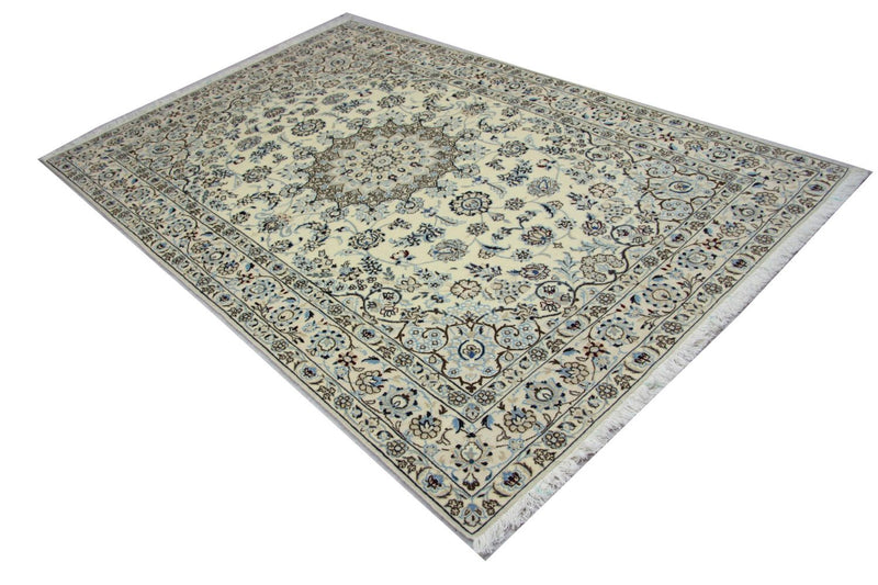 Tappeto Persero - Nain - 244 x 155 cm - bianco naturale