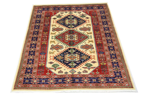 Tappeto afgano - 194 x 146 cm - beige