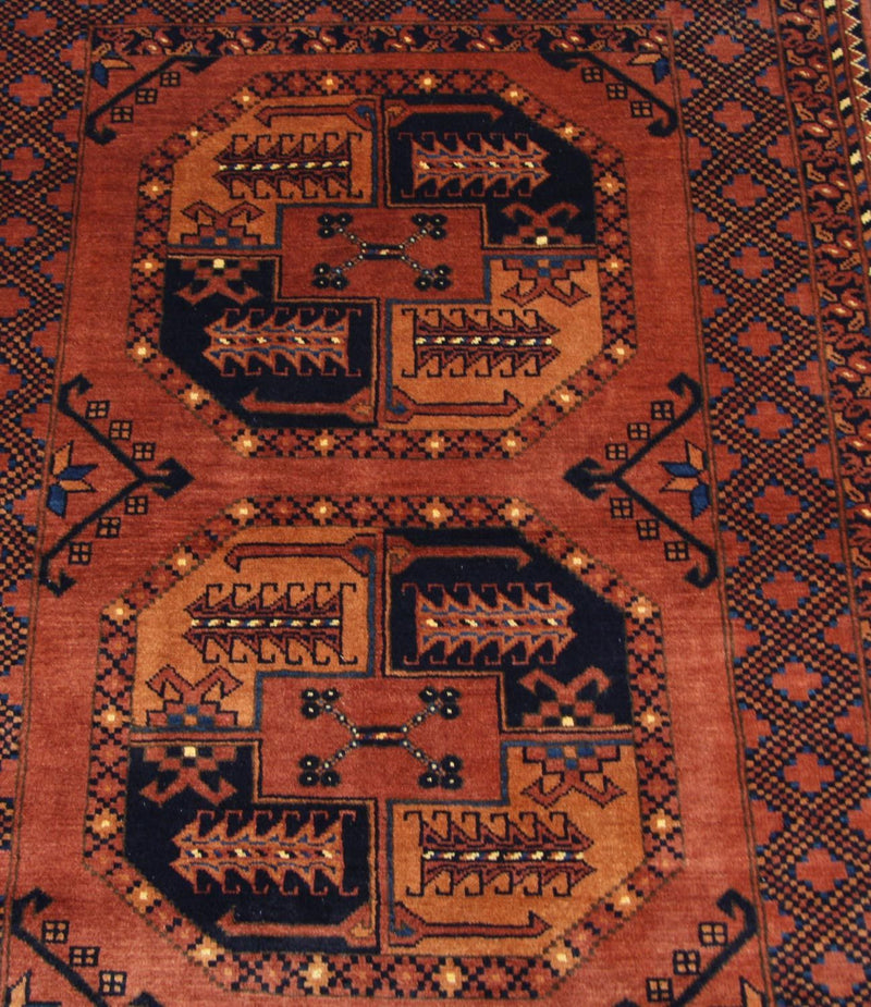 Tappeto afgano - 142 x 104 cm - marrone