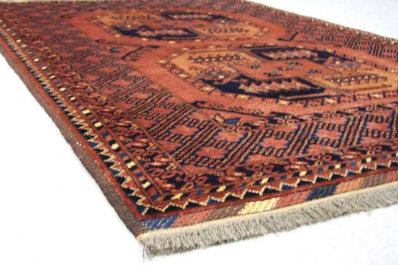 Tappeto afgano - 142 x 104 cm - marrone
