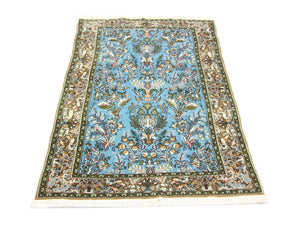 Tappeto Persero - Ghom - 159 x 108 cm - blu