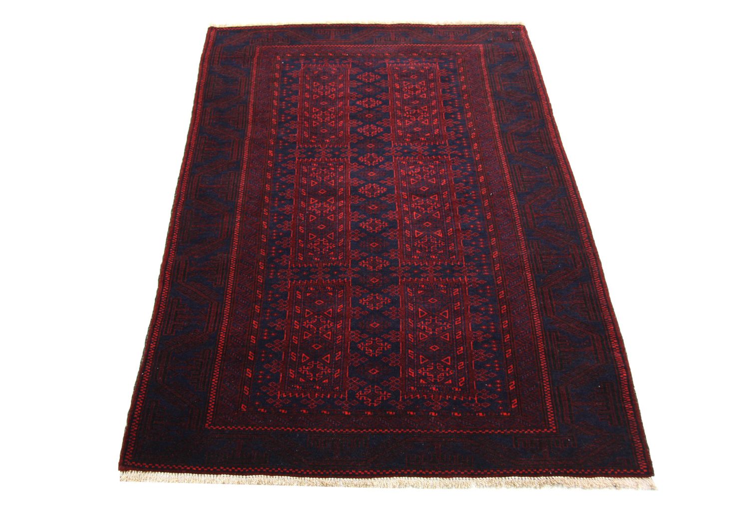 Tappeto afgano - 155 x 100 cm - rosso