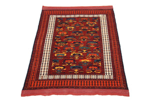 Tappeto afgano - 160 x 130 cm - ruggine