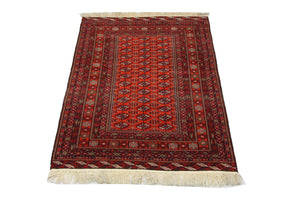 Tappeto afgano - 193 x 134 cm - rosso