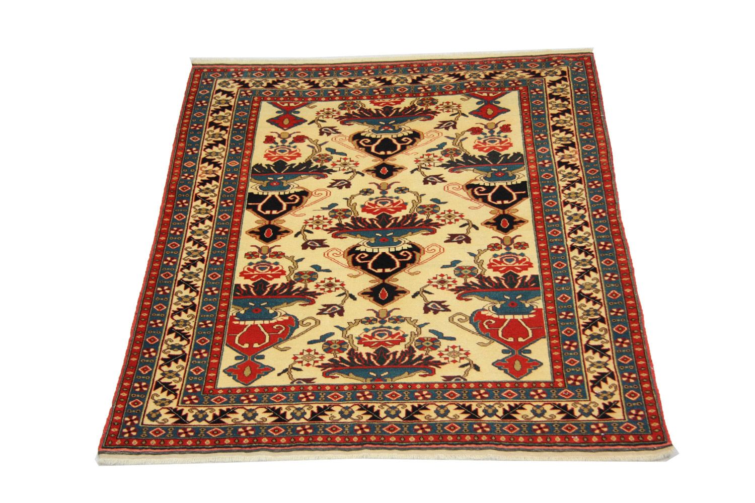 Tappeto afgano - 135 x 114 cm - beige