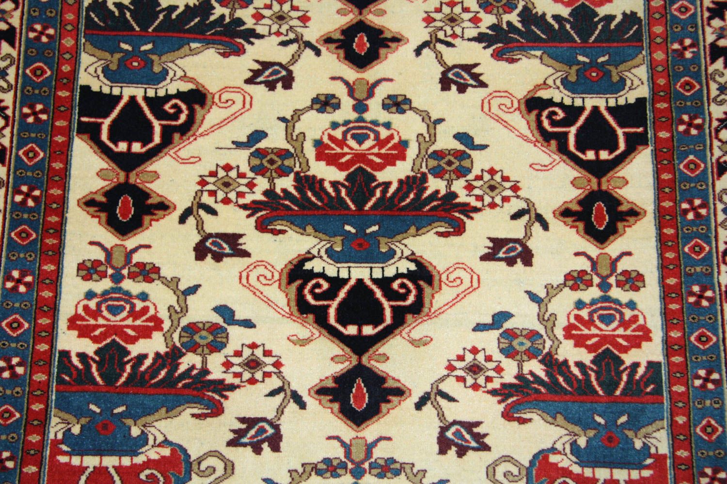Tappeto afgano - 135 x 114 cm - beige