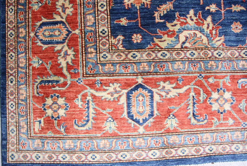 Tappeto Ziegler - Kazak - 303 x 246 cm - blu