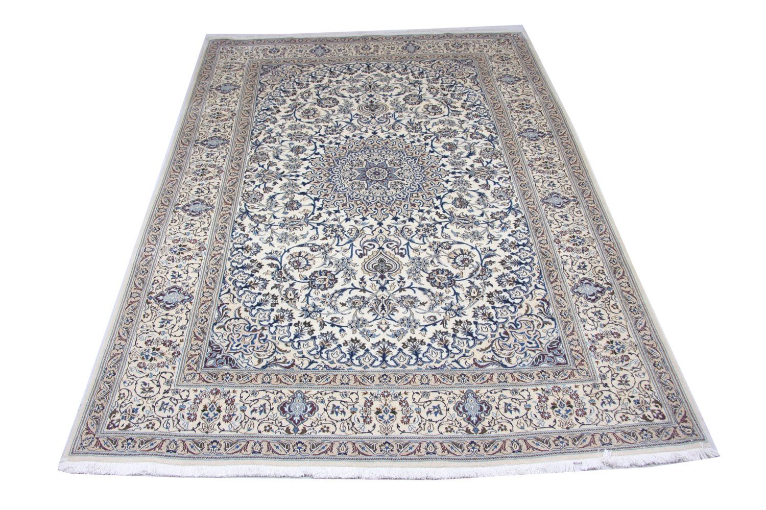 Tappeto Persero - Nain - 359 x 251 cm - blu