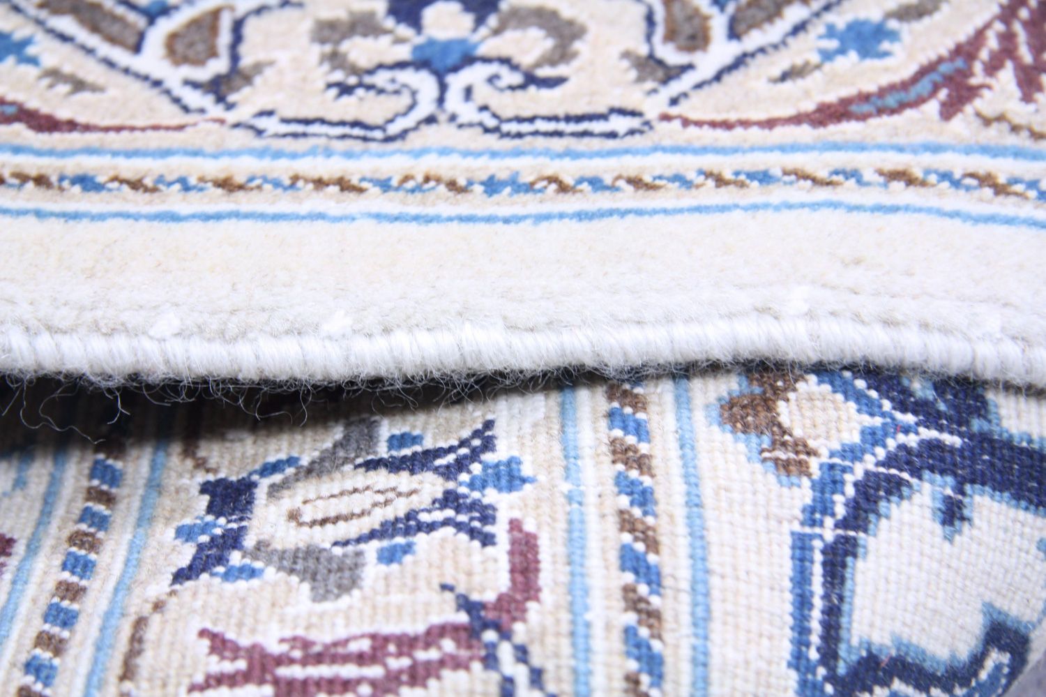 Tappeto Persero - Nain - 359 x 251 cm - blu