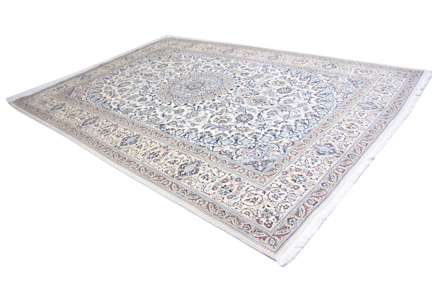 Tappeto Persero - Nain - 359 x 251 cm - blu