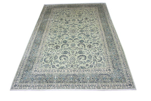 Tappeto Persero - Keshan - 362 x 251 cm - blu