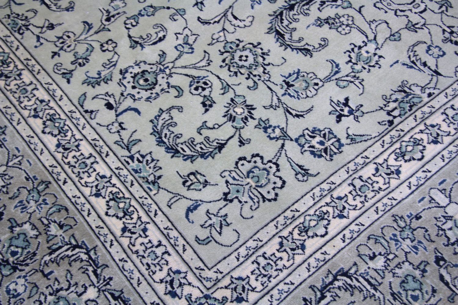 Tappeto Persero - Keshan - 362 x 251 cm - blu