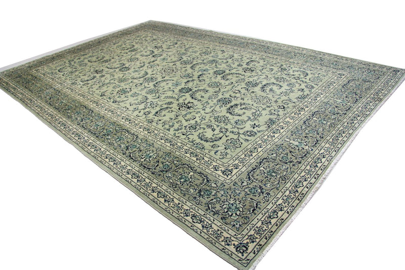 Tappeto Persero - Keshan - 362 x 251 cm - blu
