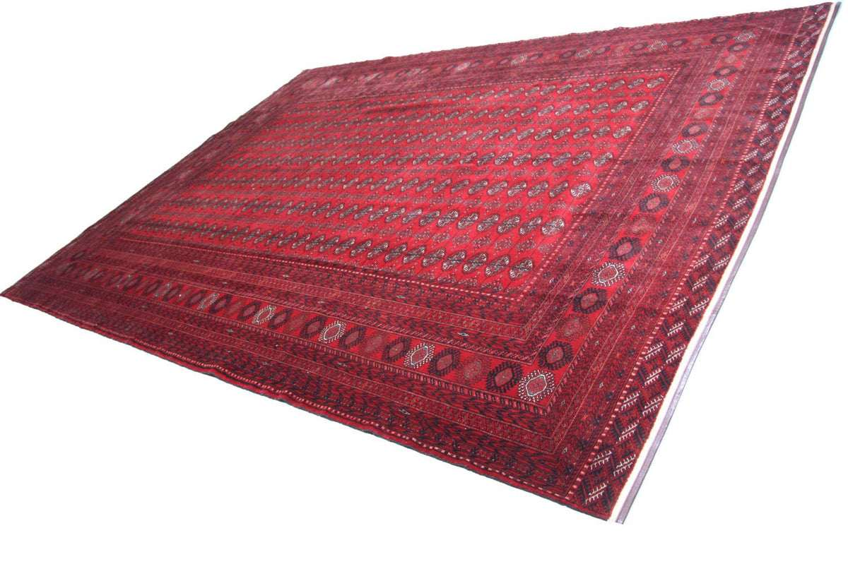 Tappeto afgano - Bukhara - 338 x 258 cm - rosso