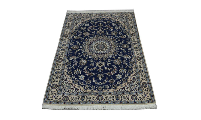 Tappeto corsia Tappeto Persero - Nain - Reale - 180 x 106 cm - blu scuro