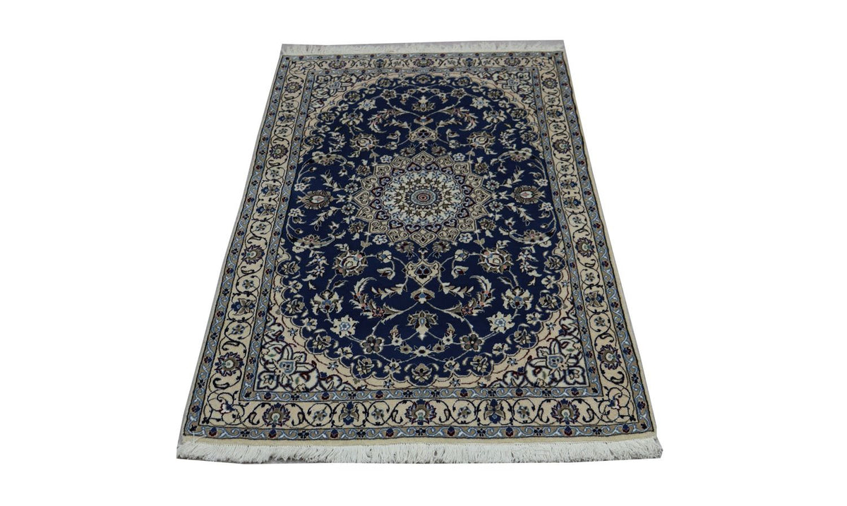 Tappeto corsia Tappeto Persero - Nain - Reale - 180 x 106 cm - blu scuro