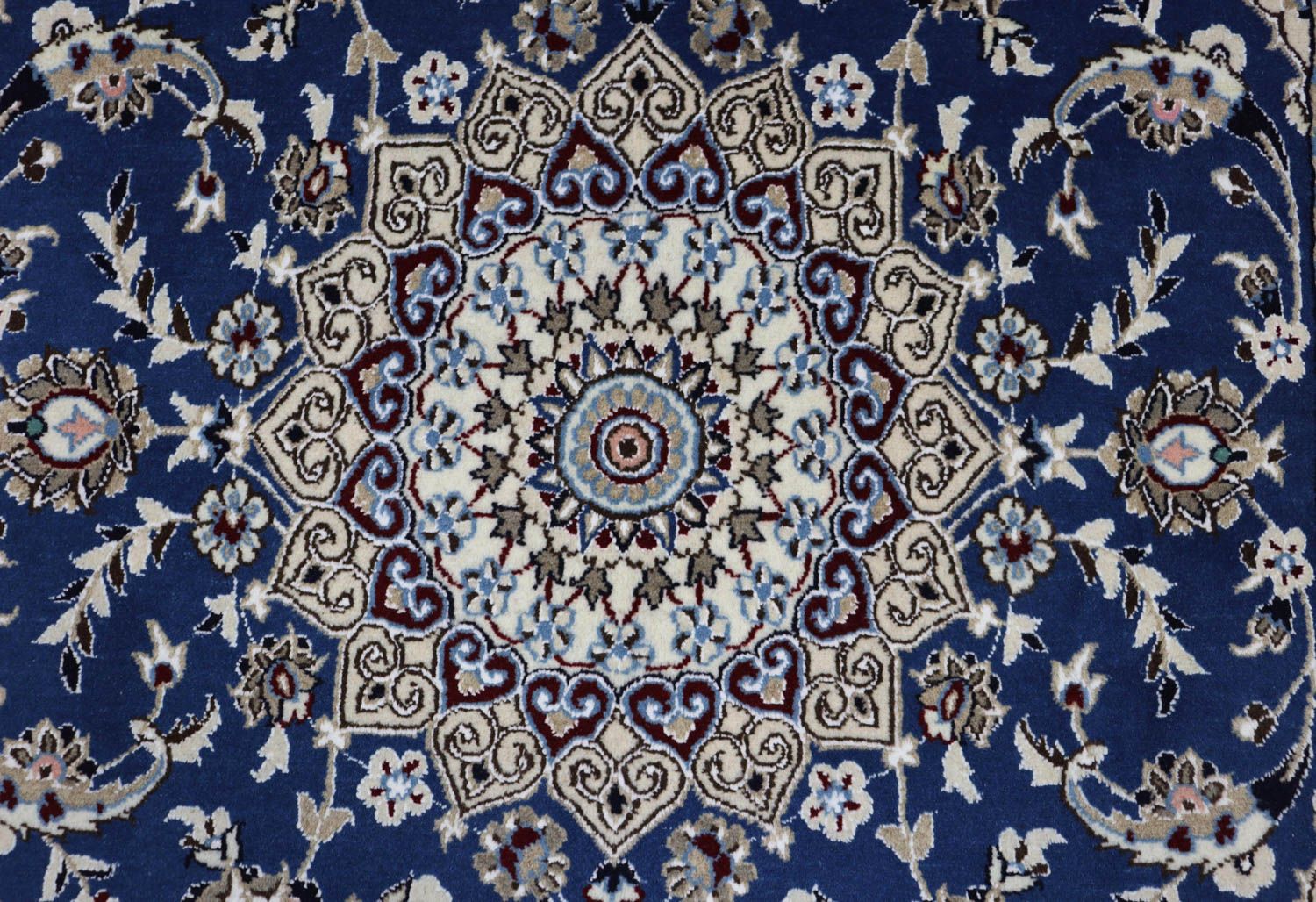Tappeto corsia Tappeto Persero - Nain - Reale - 180 x 106 cm - blu scuro