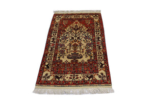 Tappeto afgano - 197 x 113 cm - beige