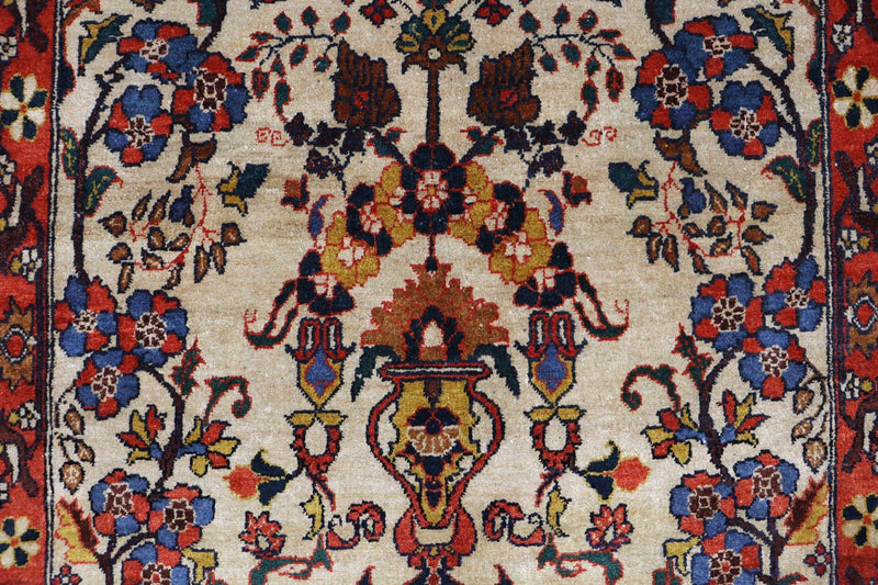 Tappeto afgano - 197 x 113 cm - beige
